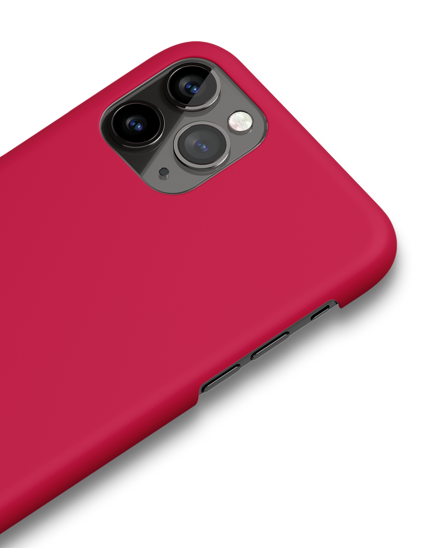 RED Hard Shell Phone Case Apple iPhone 11 Pro: Detail Shot
