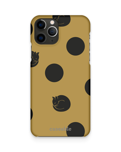 Polka Cats Hard Shell Phone Case Apple iPhone 11 Pro