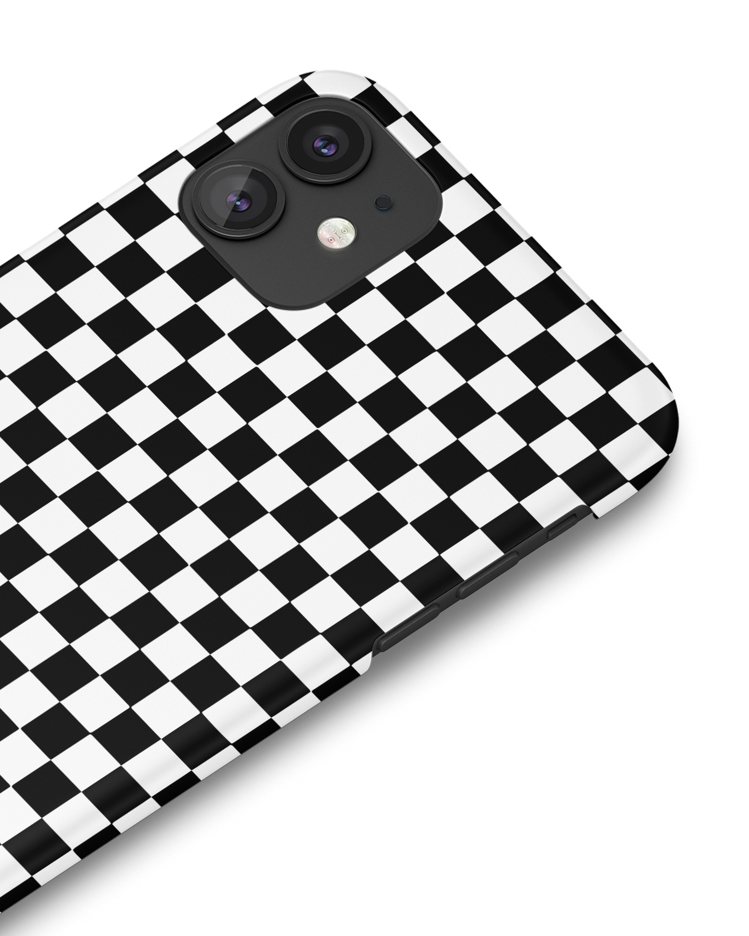 Squares Hard Shell Phone Case Apple iPhone 11: Detail Shot