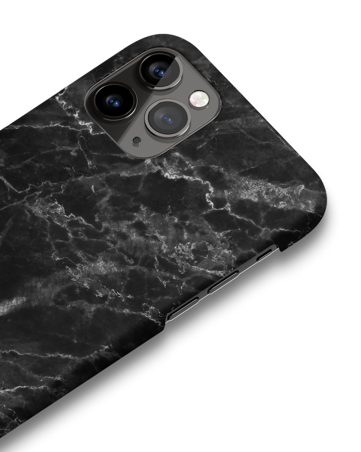 Midnight Marble Hard Shell Phone Case Apple iPhone 11 Pro Max: Detail Shot