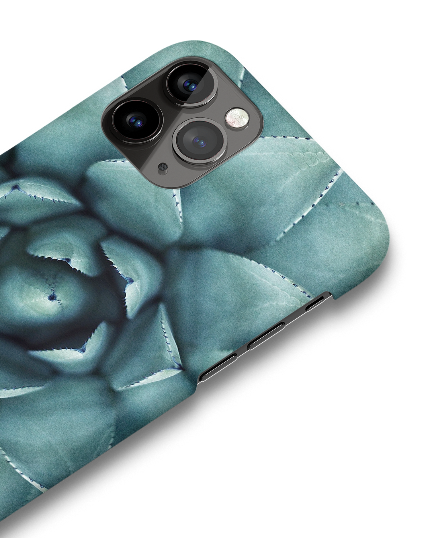 Beautiful Succulent Hard Shell Phone Case Apple iPhone 11 Pro Max: Detail Shot