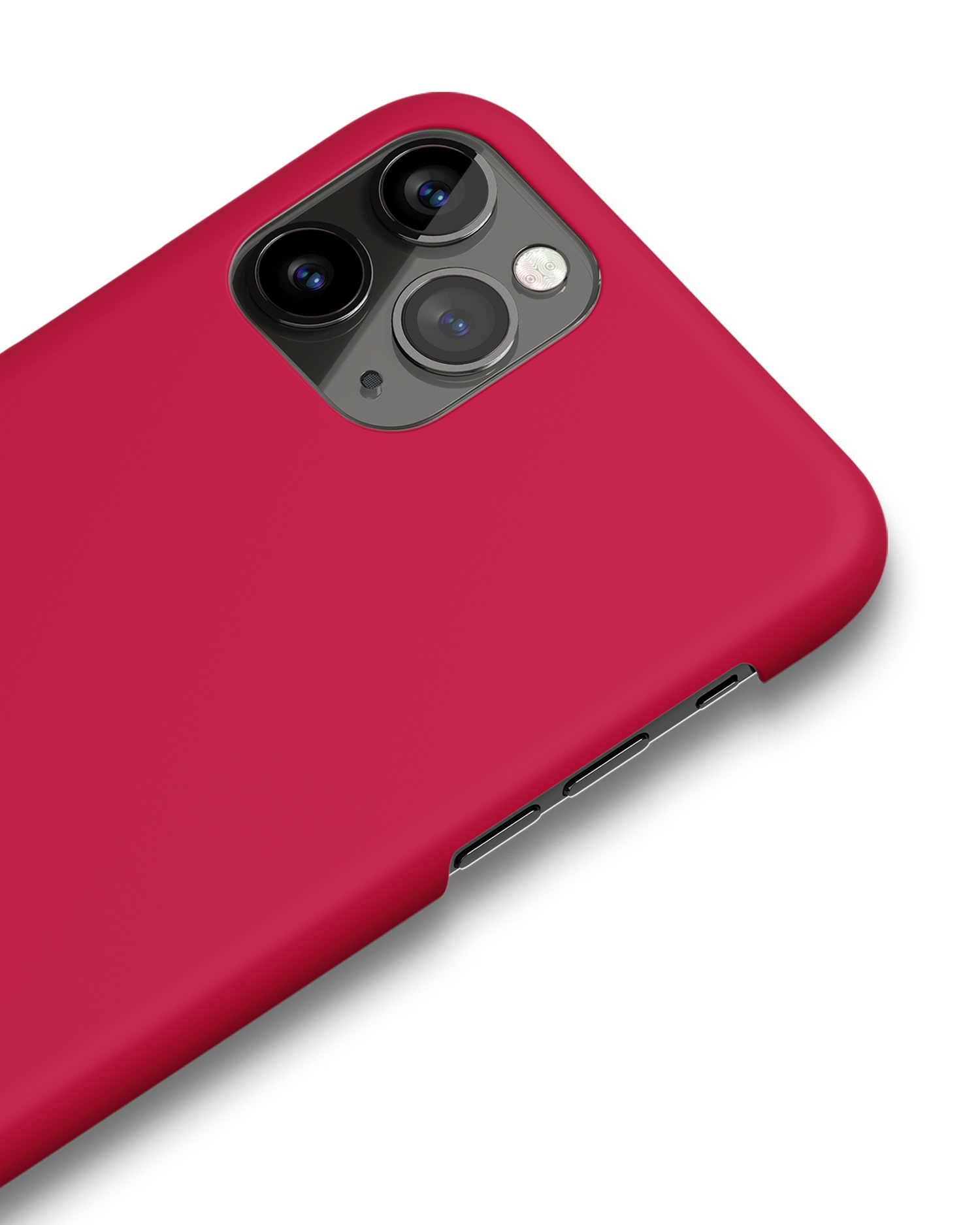 RED Hard Shell Phone Case Apple iPhone 11 Pro Max: Detail Shot