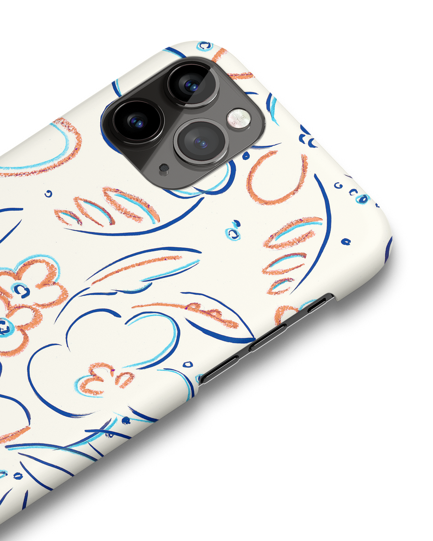 Bloom Doodles Hard Shell Phone Case Apple iPhone 11 Pro Max: Detail Shot