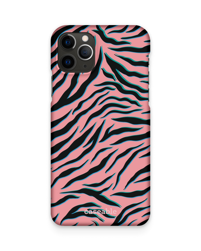 Pink Zebra Hard Shell Phone Case Apple iPhone 11 Pro Max
