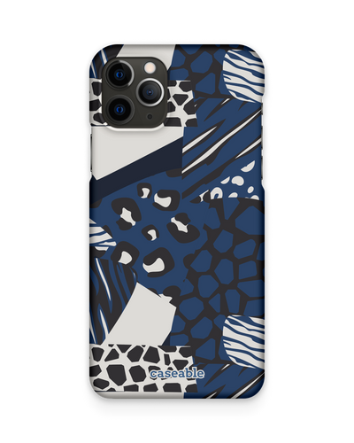 Animal Print Patchwork Hard Shell Phone Case Apple iPhone 11 Pro Max