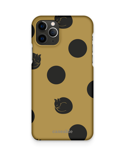 Polka Cats Hard Shell Phone Case Apple iPhone 11 Pro Max
