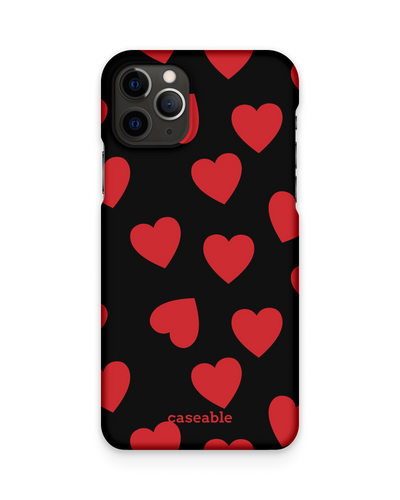 Repeating Hearts Hard Shell Phone Case Apple iPhone 11 Pro Max