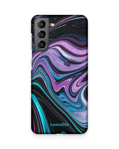Digital Swirl Hard Shell Phone Case Samsung Galaxy S21 Plus