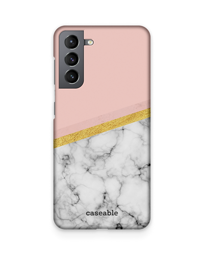 Marble Slice Hard Shell Phone Case Samsung Galaxy S21 Plus