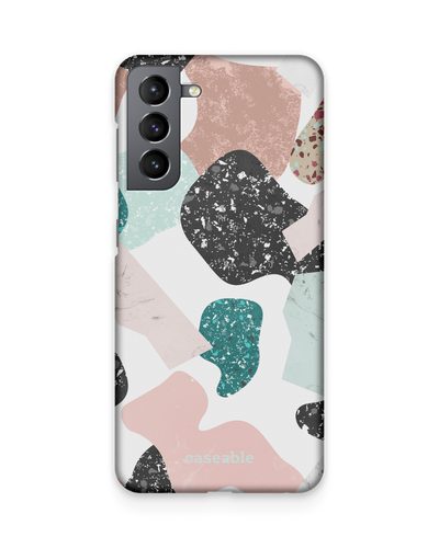 Scattered Shapes Hard Shell Phone Case Samsung Galaxy S21 Plus