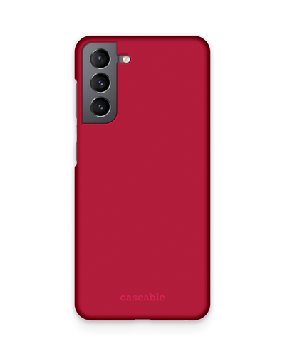 RED Hard Shell Phone Case Samsung Galaxy S21 Plus