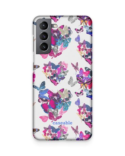 Butterfly Love Hard Shell Phone Case Samsung Galaxy S21 Plus