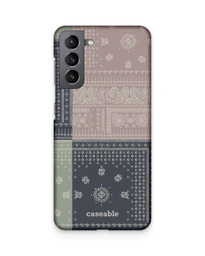 Bandana Patchwork Hard Shell Phone Case Samsung Galaxy S21 Plus