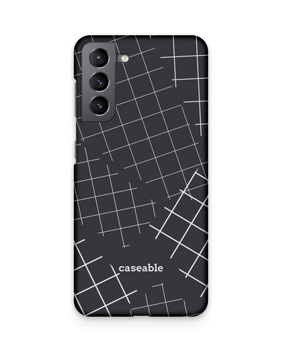 Grids Hard Shell Phone Case Samsung Galaxy S21 Plus