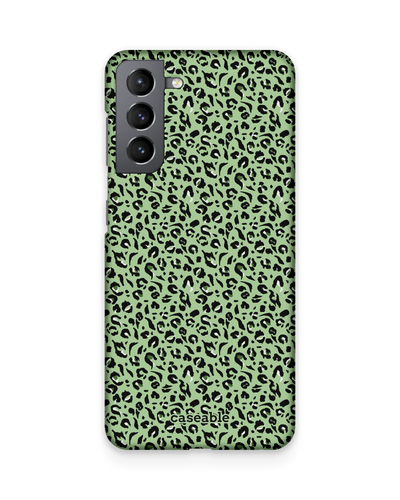 Mint Leopard Hard Shell Phone Case Samsung Galaxy S21 Plus