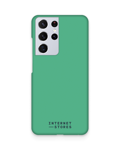 ISG Neon Green Hard Shell Phone Case Samsung Galaxy S21 Ultra
