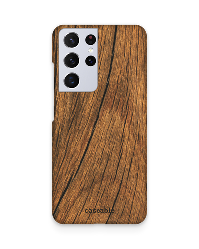 Wood Hard Shell Phone Case Samsung Galaxy S21 Ultra
