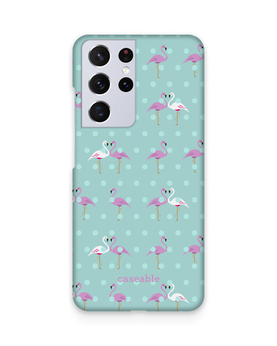 Two Flamingos Hard Shell Phone Case Samsung Galaxy S21 Ultra