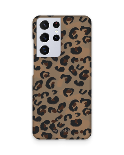 Leopard Repeat Hard Shell Phone Case Samsung Galaxy S21 Ultra