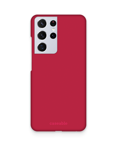 RED Hard Shell Phone Case Samsung Galaxy S21 Ultra