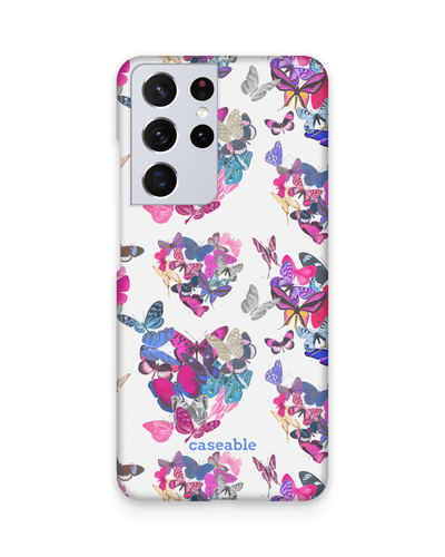 Butterfly Love Hard Shell Phone Case Samsung Galaxy S21 Ultra