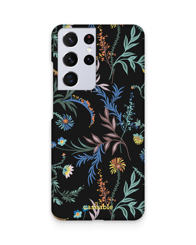 Woodland Spring Floral Hard Shell Phone Case Samsung Galaxy S21 Ultra