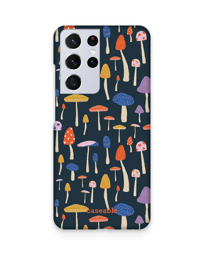 Mushroom Delights Hard Shell Phone Case Samsung Galaxy S21 Ultra