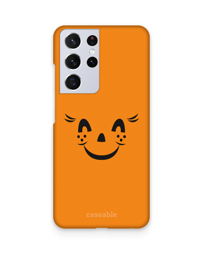 Pumpkin Smiles Hard Shell Phone Case Samsung Galaxy S21 Ultra