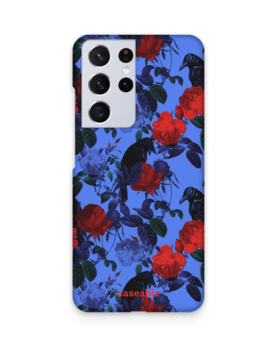 Roses And Ravens Hard Shell Phone Case Samsung Galaxy S21 Ultra