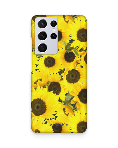 Sunflowers Hard Shell Phone Case Samsung Galaxy S21 Ultra