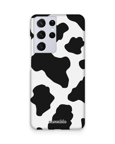 Cow Print 2 Hard Shell Phone Case Samsung Galaxy S21 Ultra