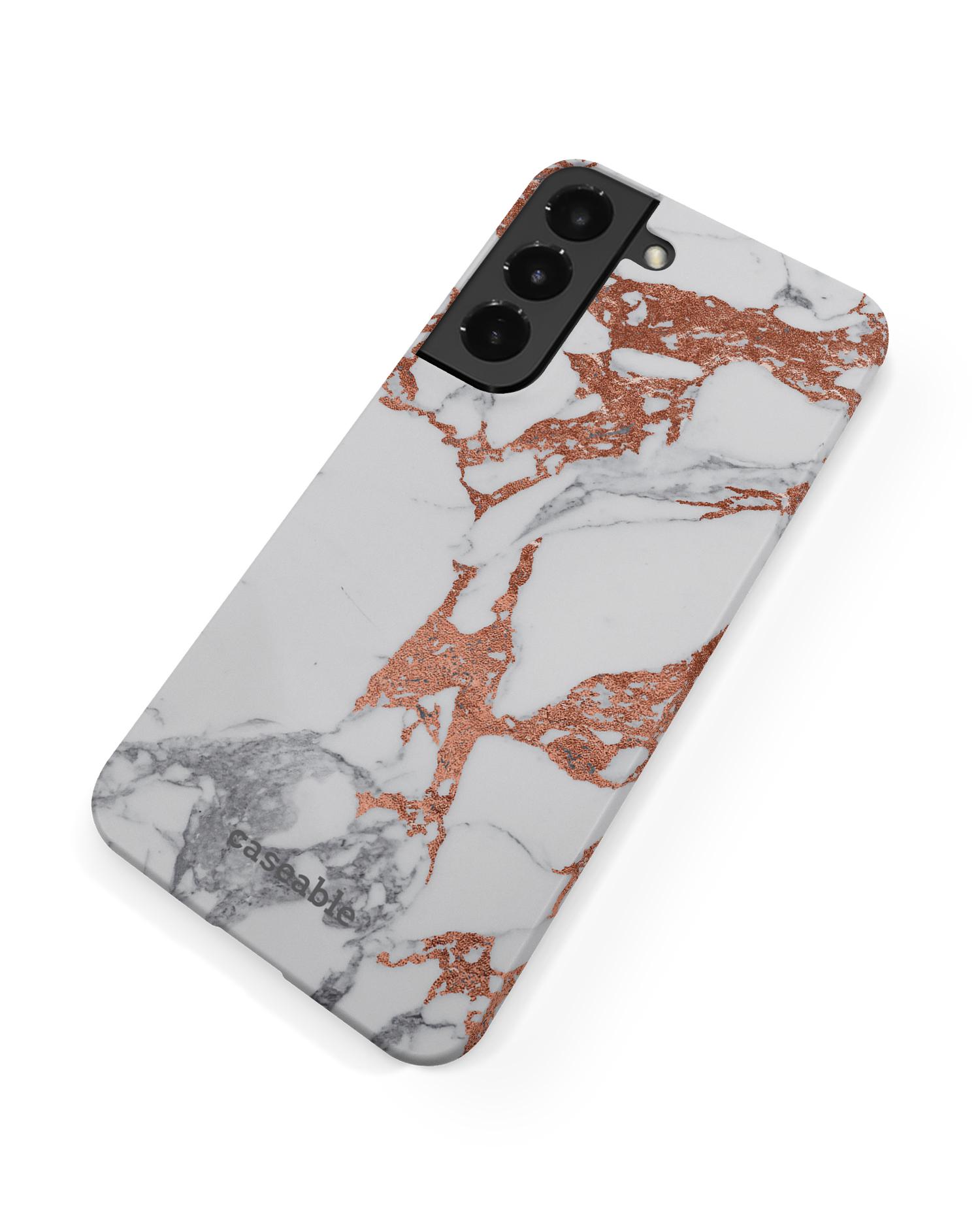 Marble Mix Hard Shell Phone Case Samsung Galaxy S22 Plus 5G: Back View