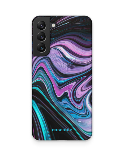 Digital Swirl Hard Shell Phone Case Samsung Galaxy S22 Plus 5G