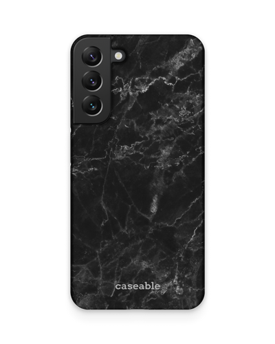 Midnight Marble Hard Shell Phone Case Samsung Galaxy S22 Plus 5G