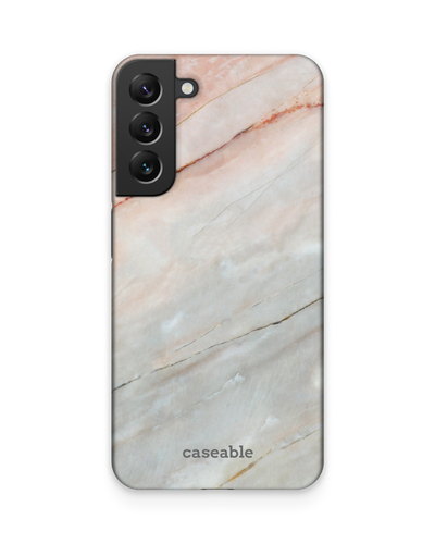 Mother of Pearl Marble Hard Shell Phone Case Samsung Galaxy S22 Plus 5G