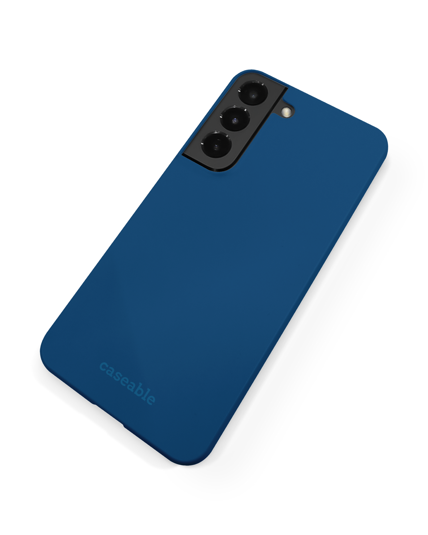 CLASSIC BLUE Hard Shell Phone Case Samsung Galaxy S22 Plus 5G: Back View