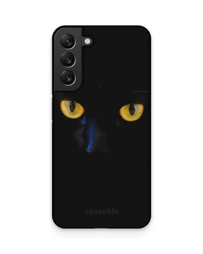 Black Cat Hard Shell Phone Case Samsung Galaxy S22 Plus 5G