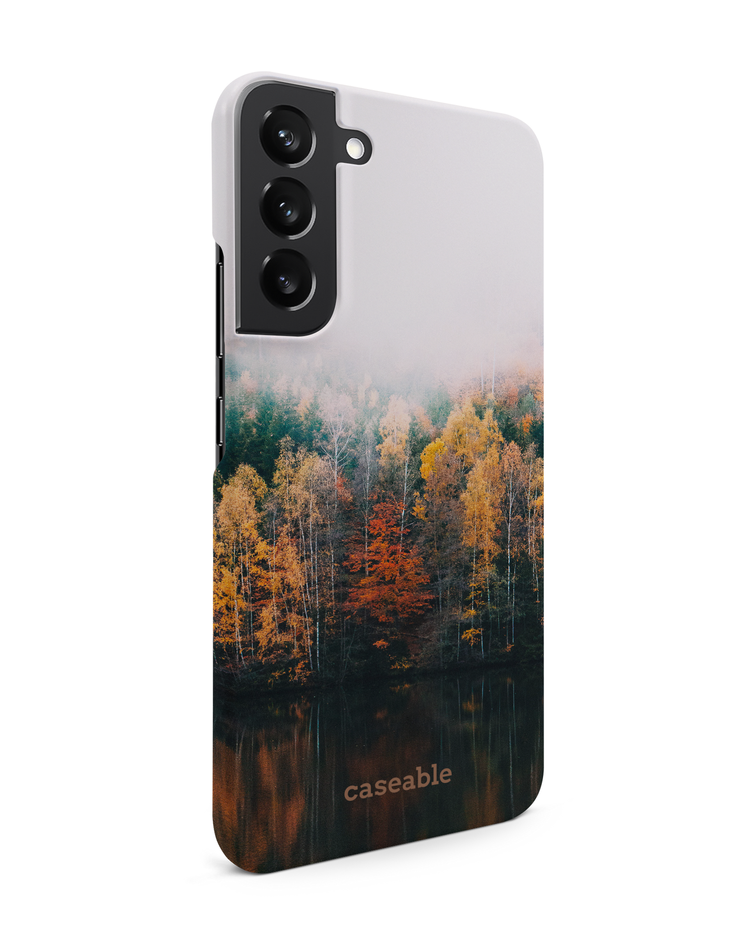 Fall Fog Hard Shell Phone Case Samsung Galaxy S22 Plus 5G: View from the left side