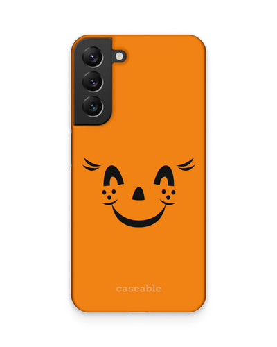 Pumpkin Smiles Hard Shell Phone Case Samsung Galaxy S22 Plus 5G