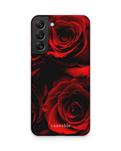 Red Roses Hard Shell Phone Case Samsung Galaxy S22 Plus 5G