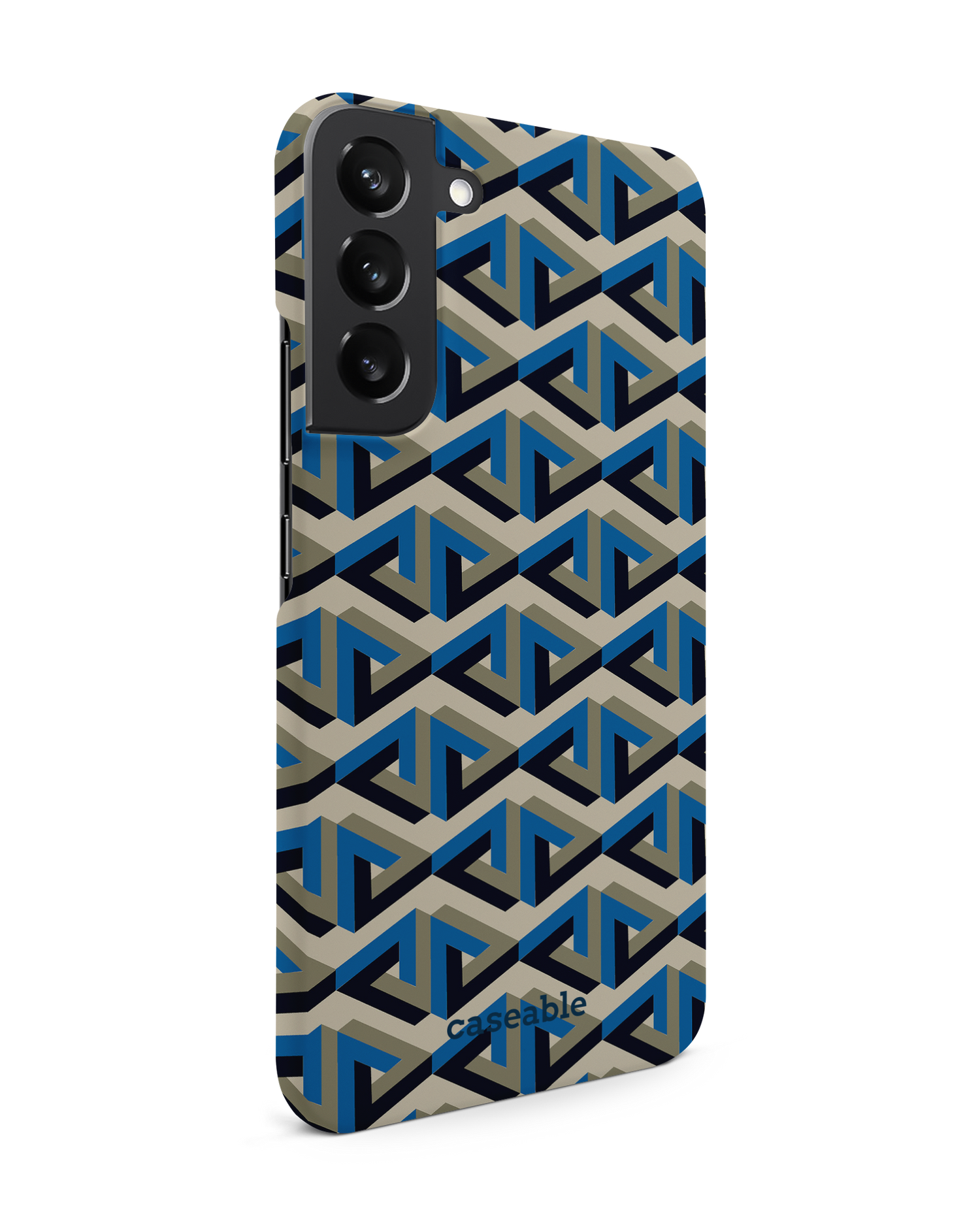 Penrose Pattern Hard Shell Phone Case Samsung Galaxy S22 Plus 5G: View from the left side