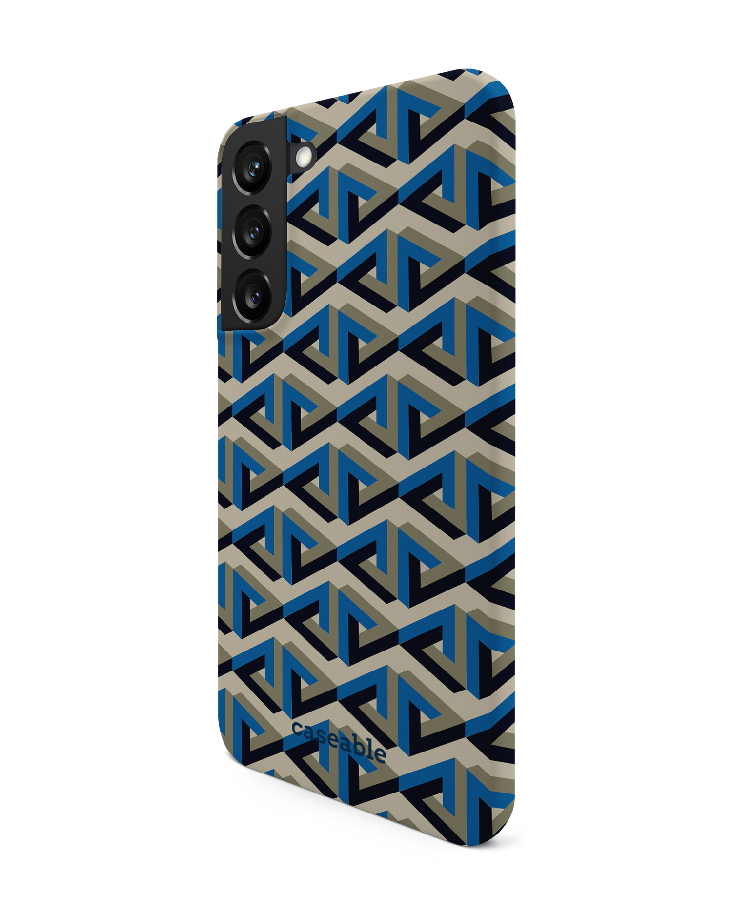 Penrose Pattern Hard Shell Phone Case Samsung Galaxy S22 Plus 5G: View from the right side