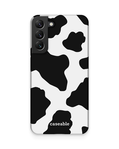 Cow Print 2 Hard Shell Phone Case Samsung Galaxy S22 Plus 5G