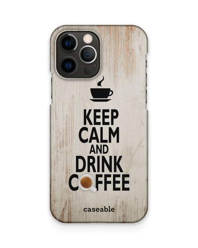 Drink Coffee Hard Shell Phone Case Apple iPhone 12 Pro Max
