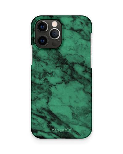 Green Marble Hard Shell Phone Case Apple iPhone 12 Pro Max
