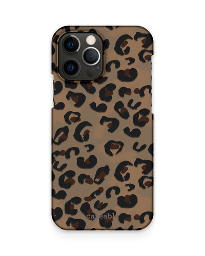 Leopard Repeat Hard Shell Phone Case Apple iPhone 12 Pro Max