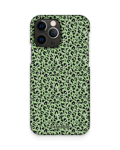 Mint Leopard Hard Shell Phone Case Apple iPhone 12 Pro Max