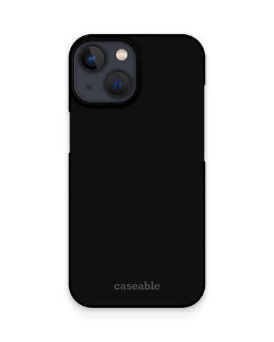 BLACK Hard Shell Phone Case Apple iPhone 13 mini