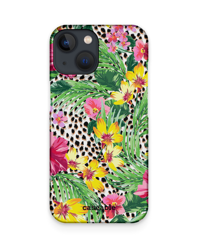 Tropical Cheetah Hard Shell Phone Case Apple iPhone 13 mini