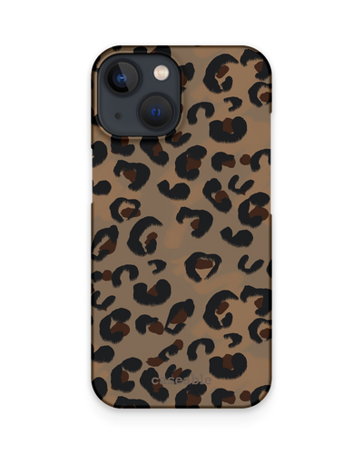 Leopard Repeat Hard Shell Phone Case Apple iPhone 13 mini